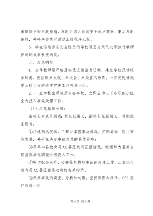 防地质灾害工作应急预案.docx