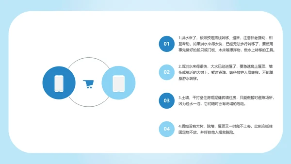 防洪救灾汛期落水自救应急预案通用PPT模版