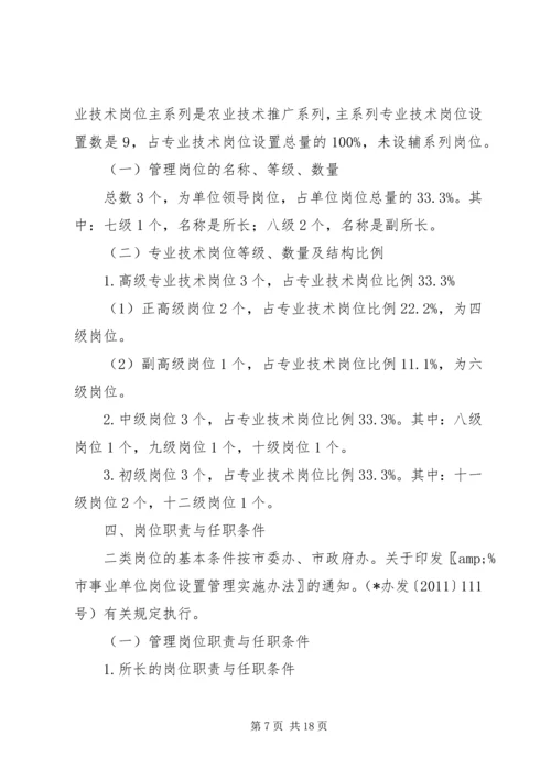 事业单位岗位设置实施方案.docx