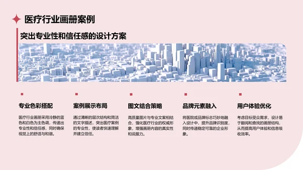 红色商务风通用行业画册图集PPT模板