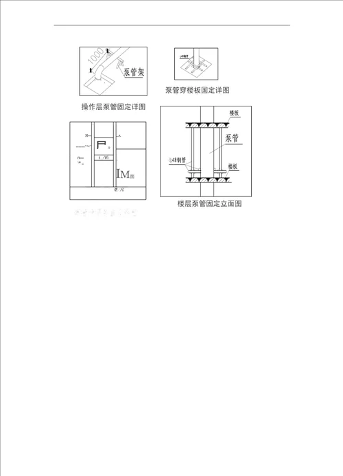 泵管固定方案