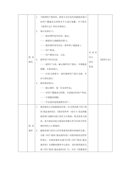 豪宅客服手册模板.docx