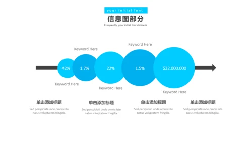 蓝色创意简洁设计公司简介商务PPT模板