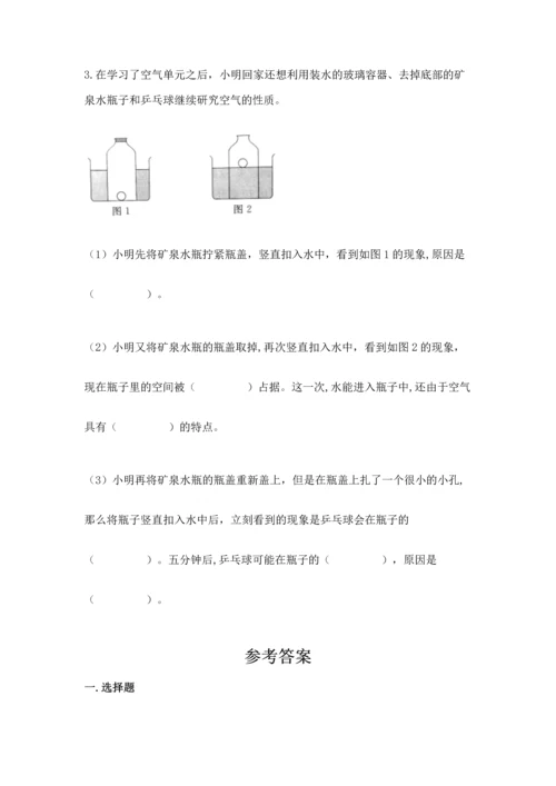 教科版三年级上册科学《期末测试卷》【历年真题】.docx