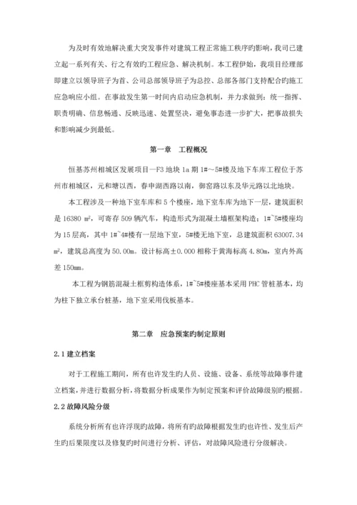 专项项目应急全新预案.docx