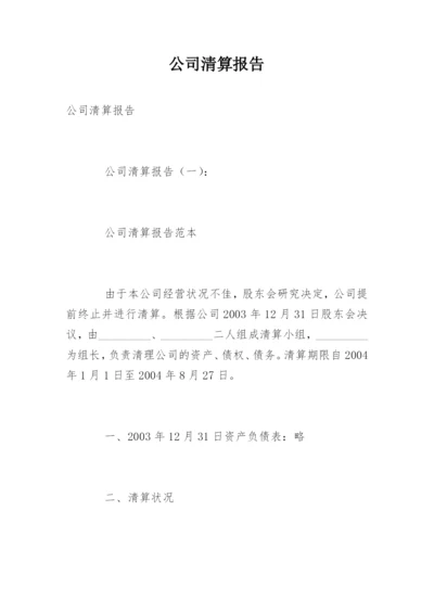 公司清算报告.docx