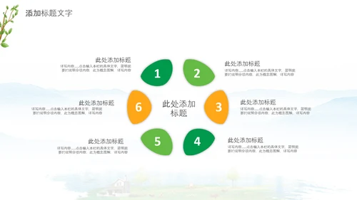 最美乡村旅游新农村乡村振兴PPT模板