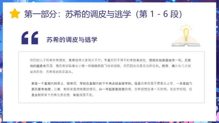 儿童卡通风愿望的实现读书分享PPT