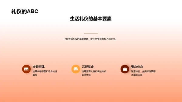 礼仪教育与社会文明