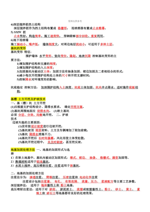二级建造师市政实务复习重点总结浓缩版.docx
