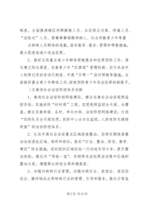 马山街道办事处社会管理创新工作方案(精).docx