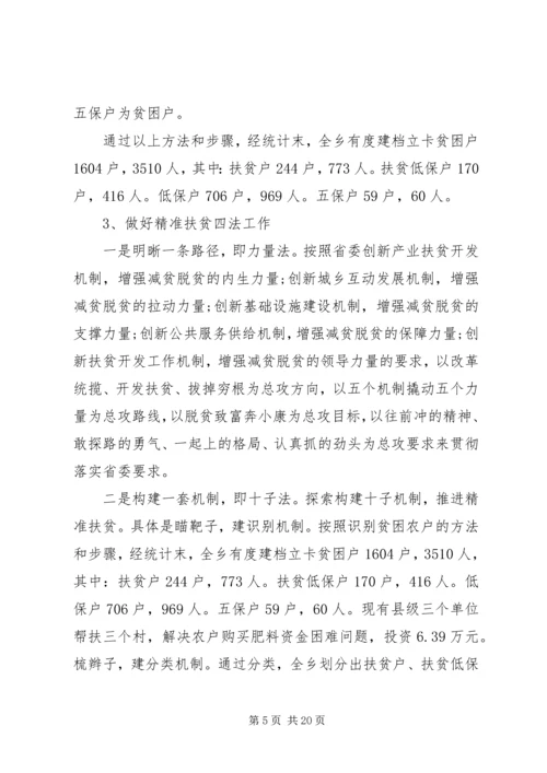 乡镇精准扶贫个人工作总结.docx