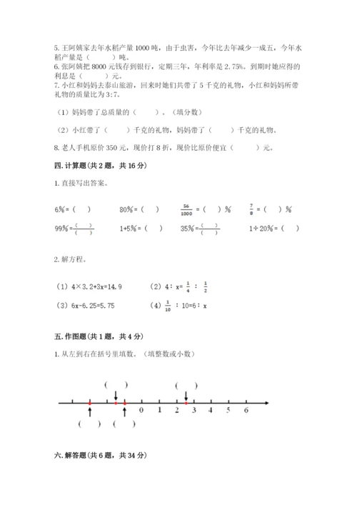 六年级下册数学期末测试卷【考点梳理】.docx
