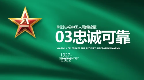 建军95周年八一建军节工作总结PPT