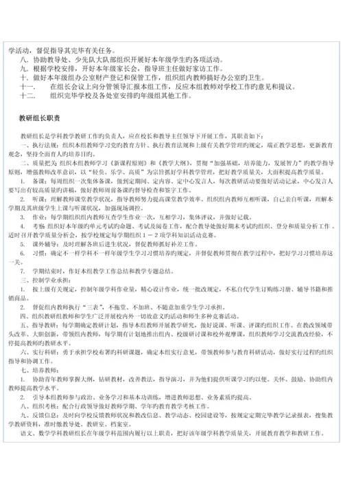 各项规章制度及工作岗位职责.docx