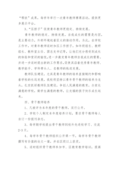 教师培训计划方案(15篇).docx