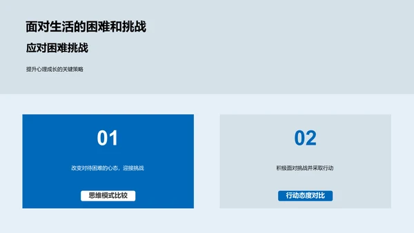 心理成长课程PPT模板