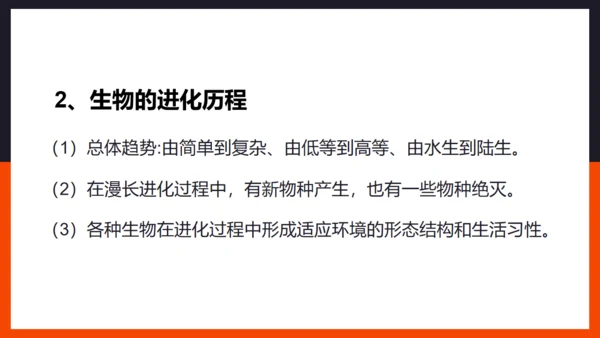 生命起源和生物进化企鹅通用PPT模板
