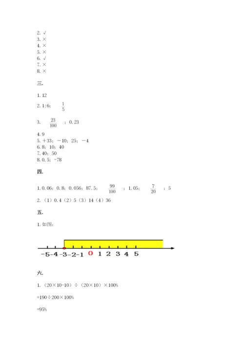 浙教版数学小升初模拟试卷1套.docx