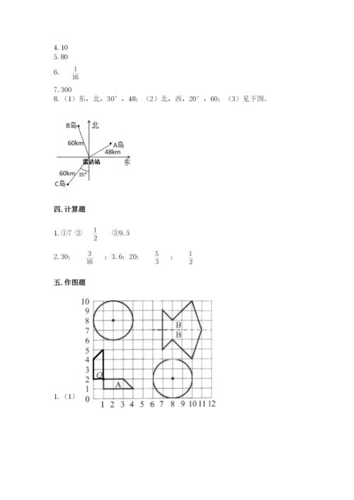 人教版六年级上册数学期末测试卷【精华版】.docx