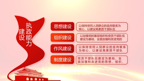 红色喜庆背景热烈欢迎上级领导莅临指导PPT