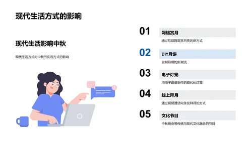 中秋节文化讲座PPT模板