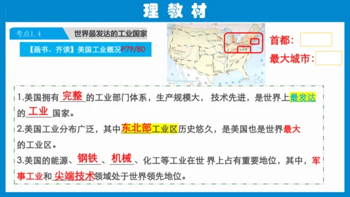 七下：美国、巴西（一轮复习课件30张） （人教版）