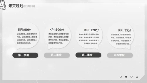 几何极简职级晋升竞聘总结汇报PPT模板