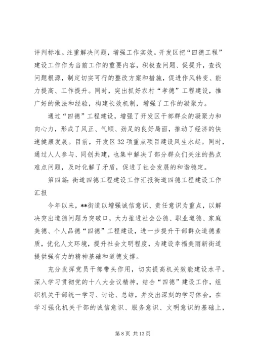 四德工程建设工作汇报.docx