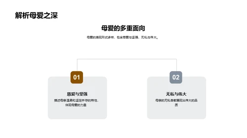 诗意母爱的深度解析