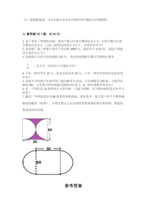 小学数学六年级上册期末考试试卷附答案【综合题】.docx