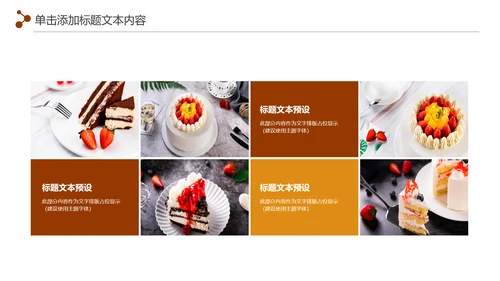 甜品蛋糕美食甜点下午茶动态PPT模板