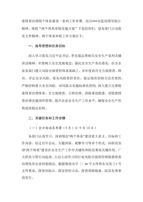 安全双重预防综合体系综合体系建设专业方案.docx