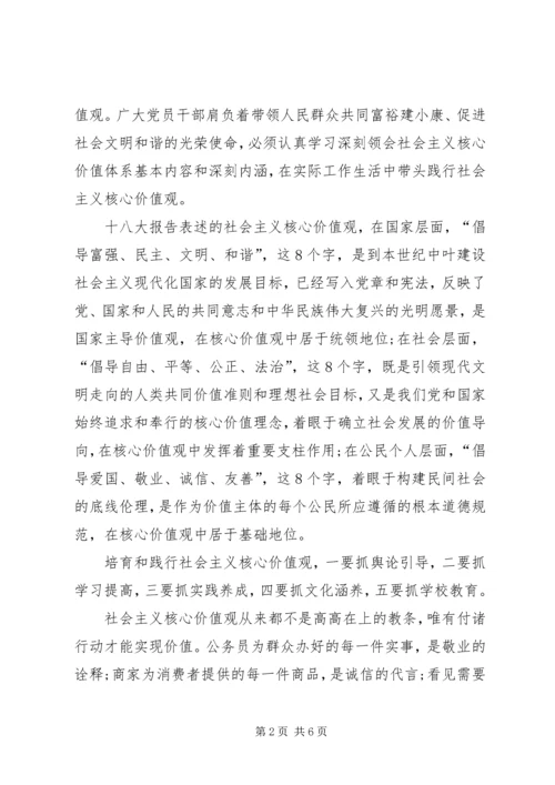 社会主义核心价值观心得体会 (6).docx