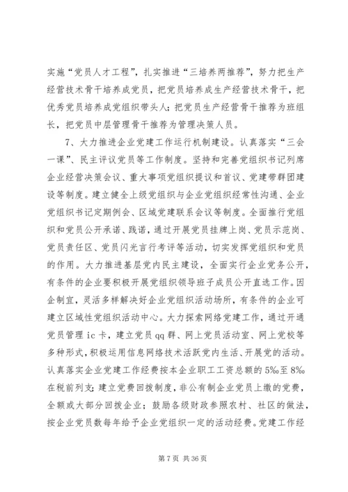 关于在全省非公有制企业中深入开展争当“发展强、党建强”先进企业活动的实施意见.docx