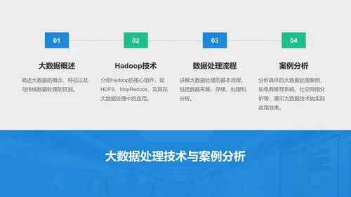 蓝色商务风IT互联网通用行业培训课件PPT模板