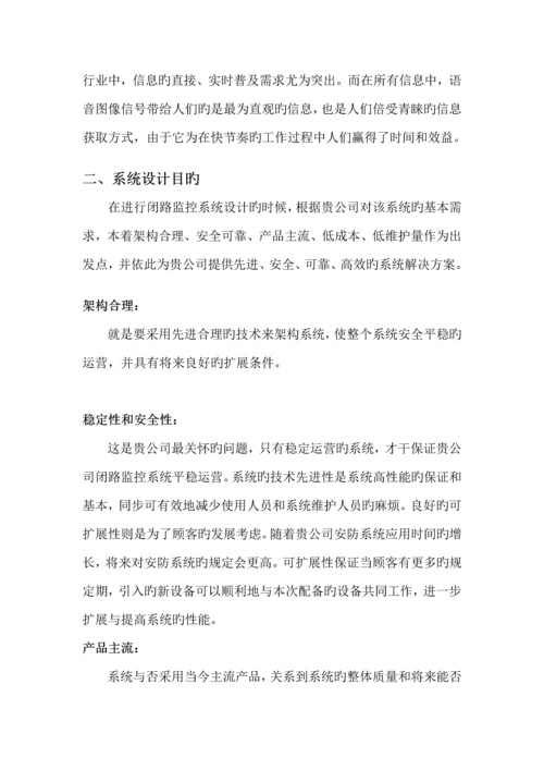 工厂闭路监控系统专题方案.docx