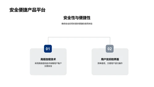 数字货币产品发布PPT模板