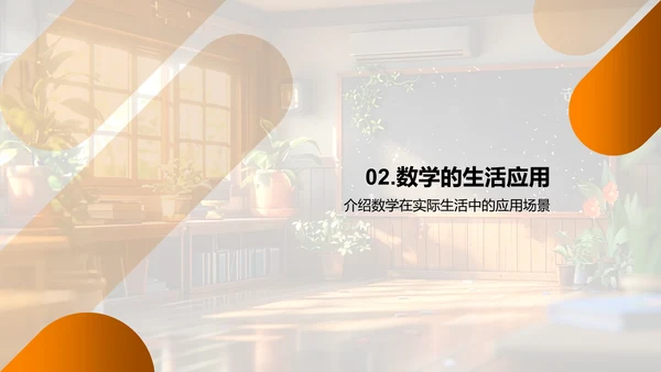 日常生活的数学应用PPT模板