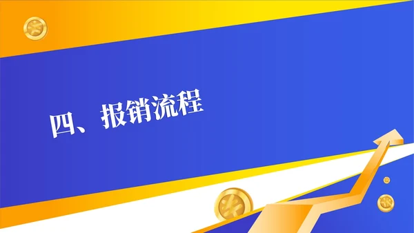 橙色几何风财务报销流程管理培训PPT模板