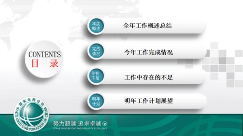 国家电网工作报告供电局通用PPT模板