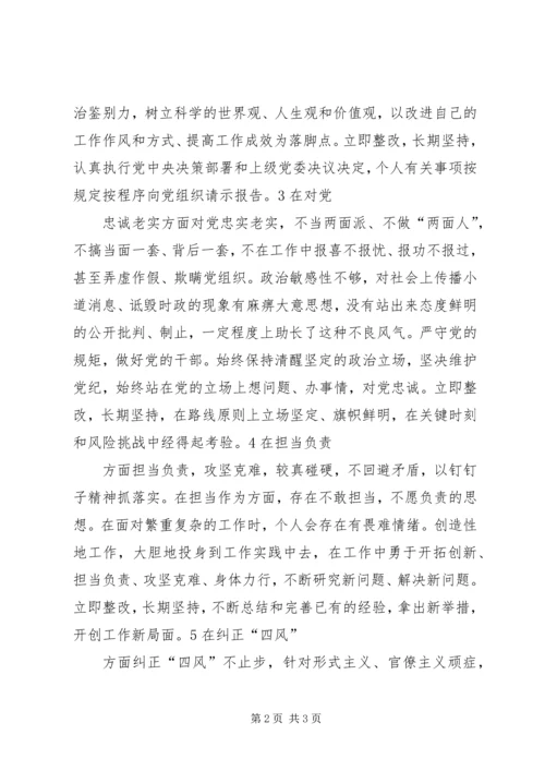 机关、事业单位党员年度组织生活会问题整改清单 (2).docx