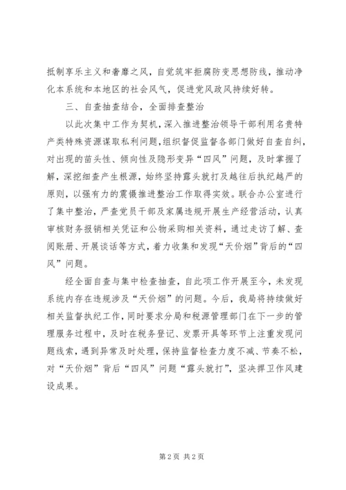 关于“天价烟”专项监督检查情况报告.docx