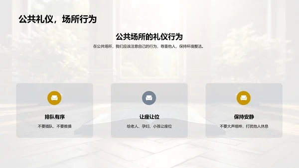 文明礼仪与我