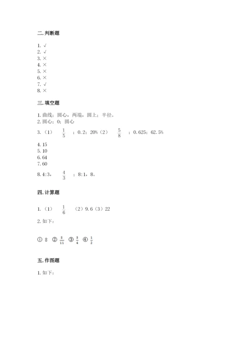小学数学六年级上册期末卷附答案（培优b卷）.docx
