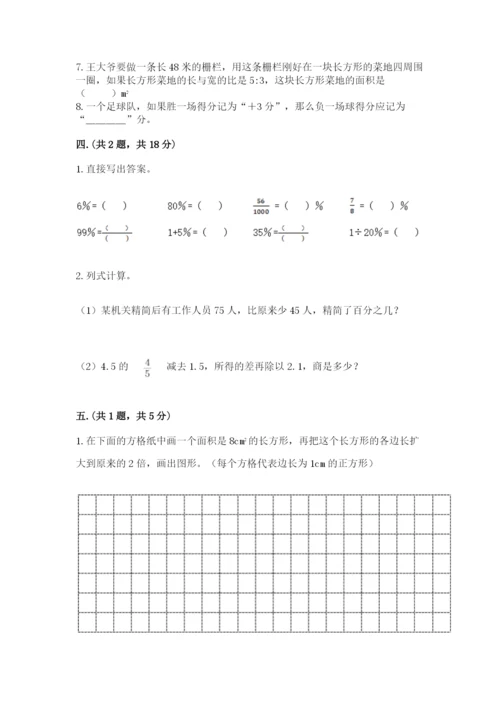 苏教版数学小升初模拟试卷及完整答案（各地真题）.docx