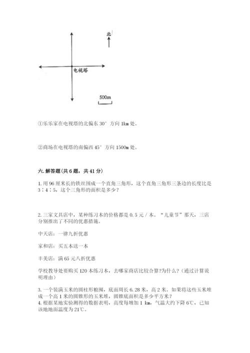 北师大版六年级下册数学期末测试卷（夺分金卷）.docx