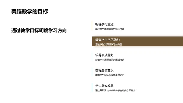 优化舞蹈教学策略