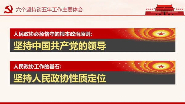 全国两会政协常委会工作报告PPT