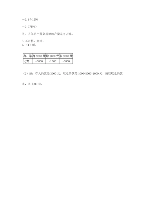 山东省济南市外国语学校小升初数学试卷附参考答案（能力提升）.docx